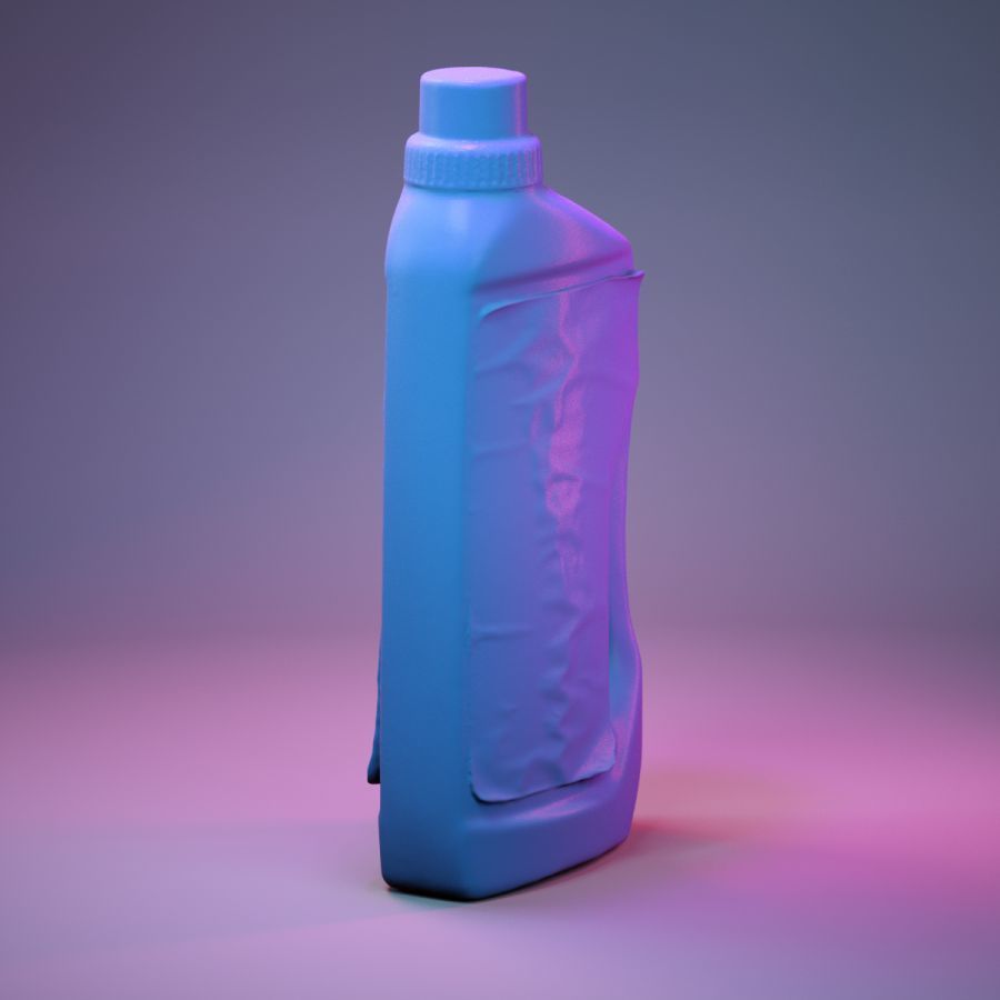 Container 021 Low-poly 3D model_10