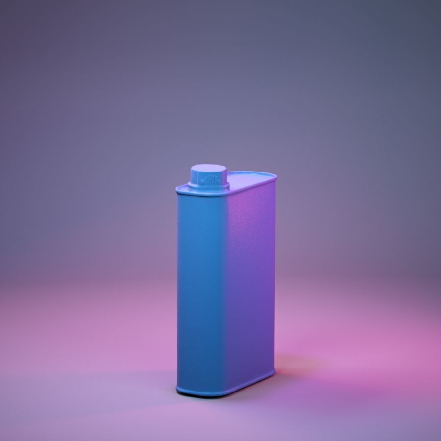 Container 018 Low-poly 3D model_10