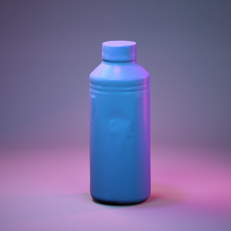 Container 015 Low-poly 3D model_7