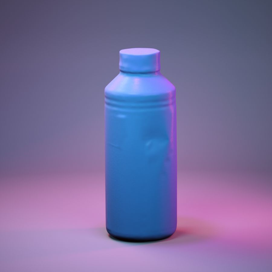 Container 015 Low-poly 3D model_8