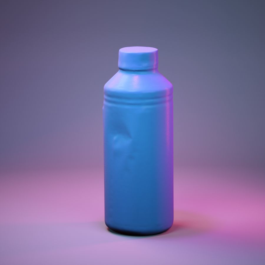 Container 015 Low-poly 3D model_6