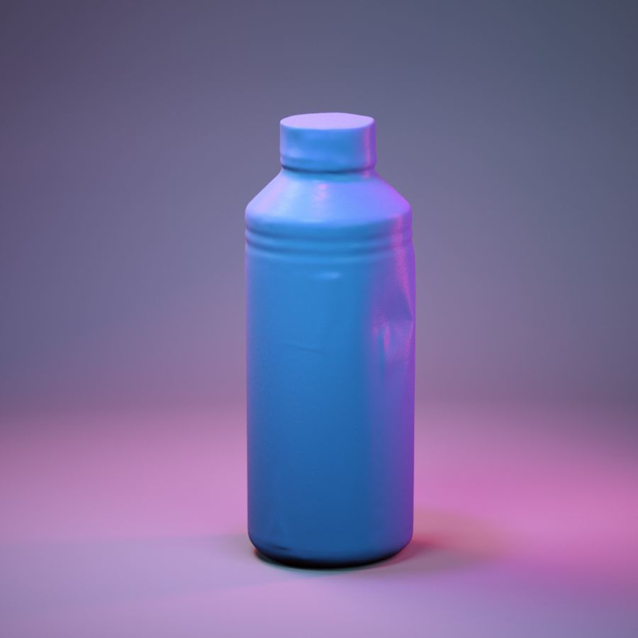 Container 015 Low-poly 3D model_9