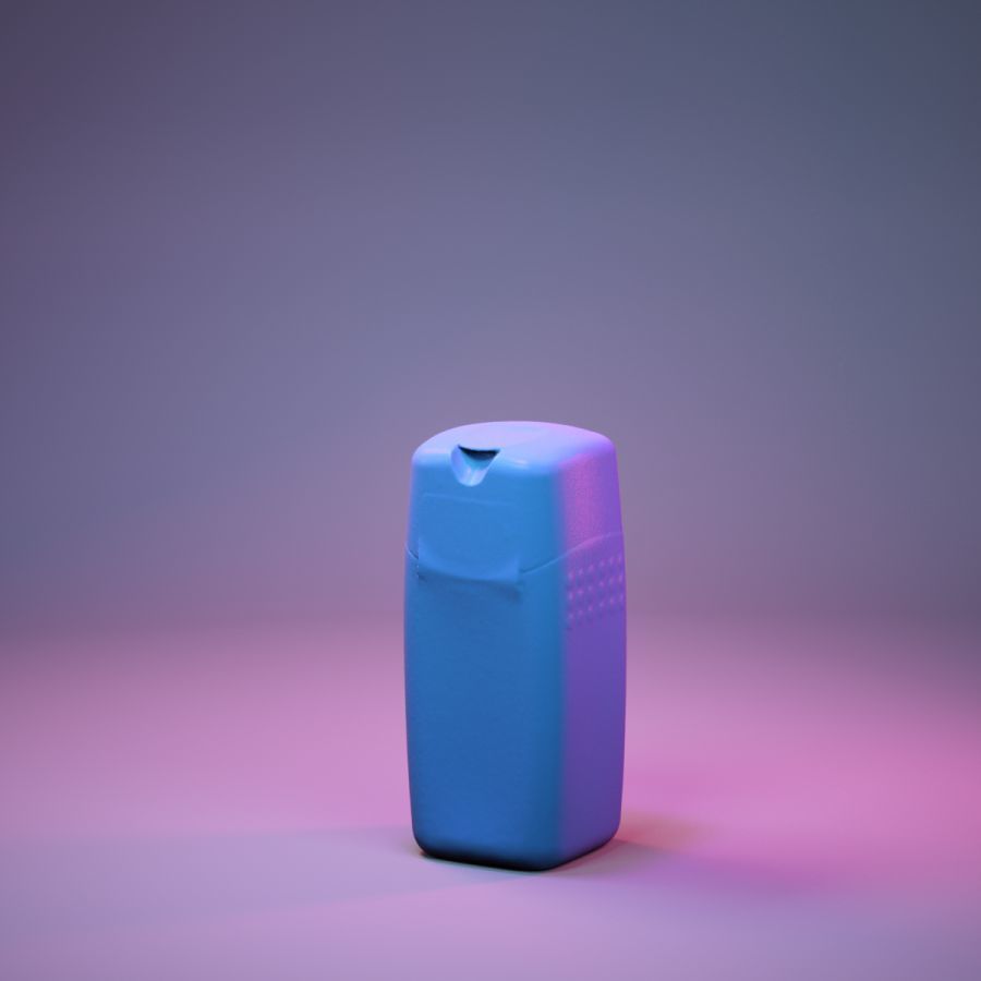 Container 013 Low-poly 3D model_10