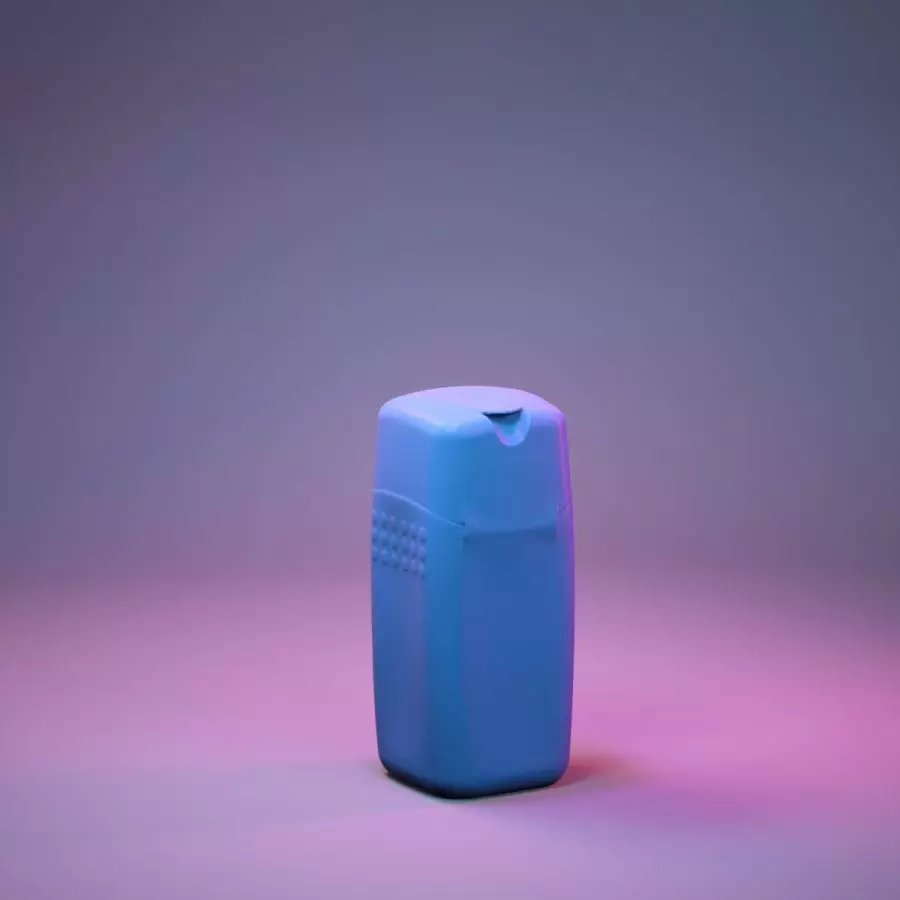 Container 013 Low-poly 3D model_0