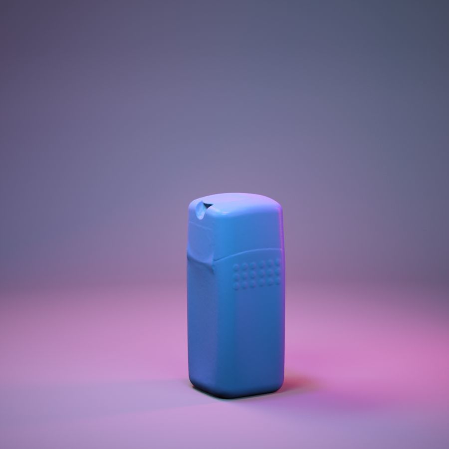 Container 013 Low-poly 3D model_9