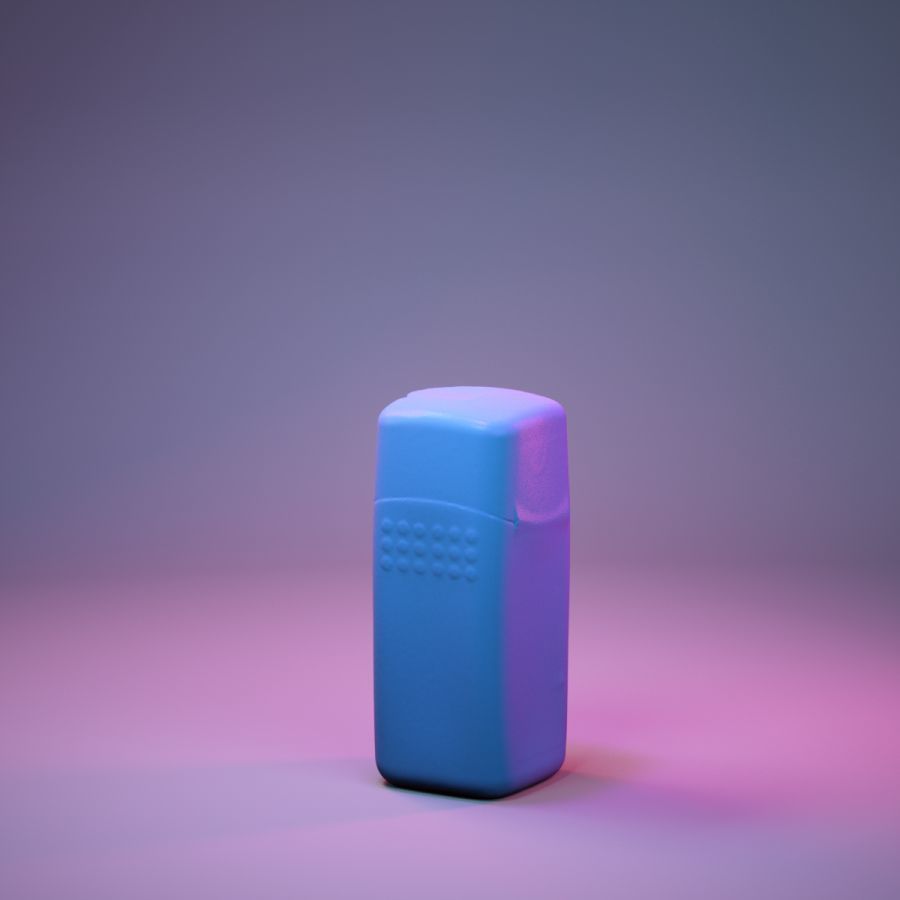 Container 013 Low-poly 3D model_7