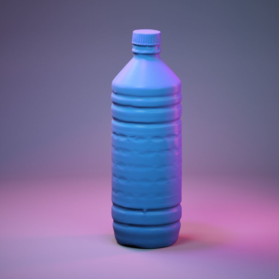 Container 012 Low-poly 3D model_5