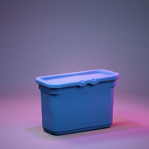 Container 004 Low-poly 3D model