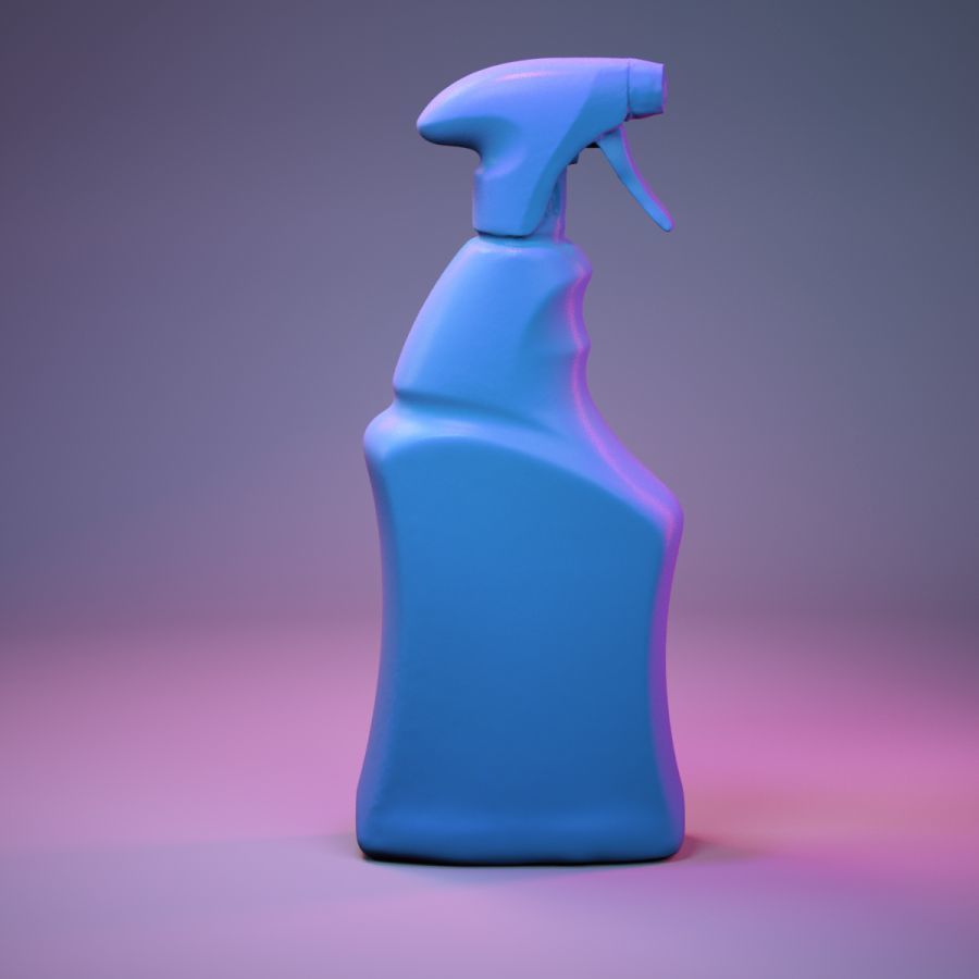 Container 001 Low-poly 3D model_2