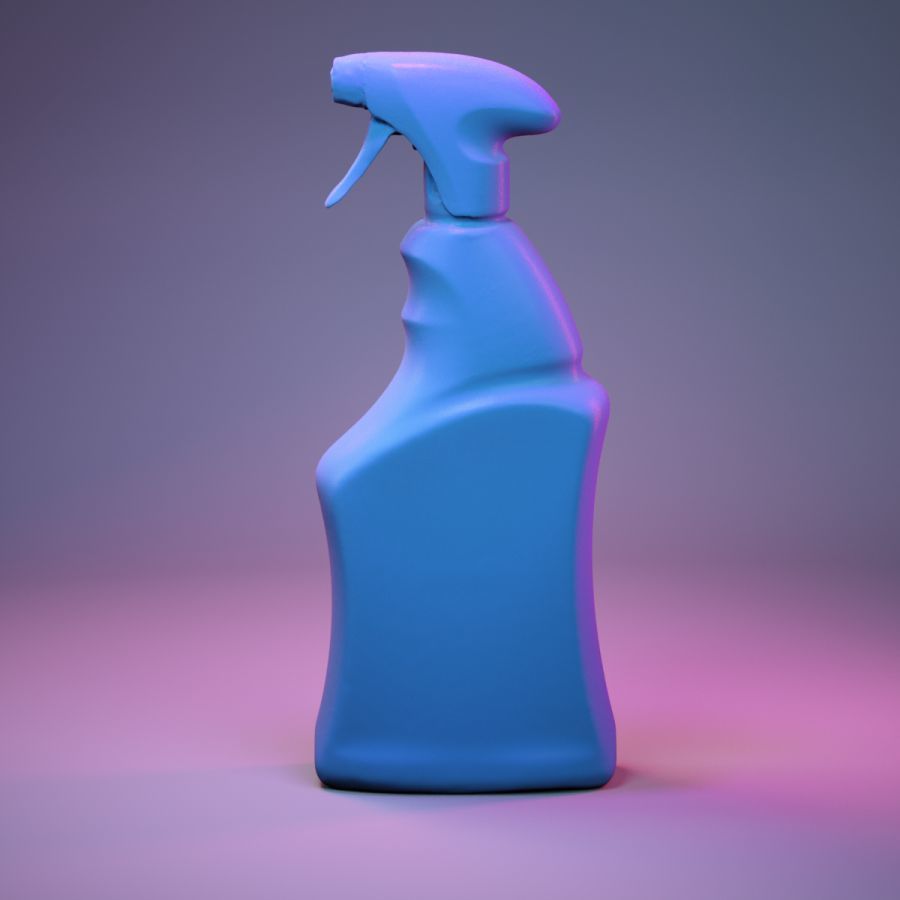 Container 001 Low-poly 3D model_8