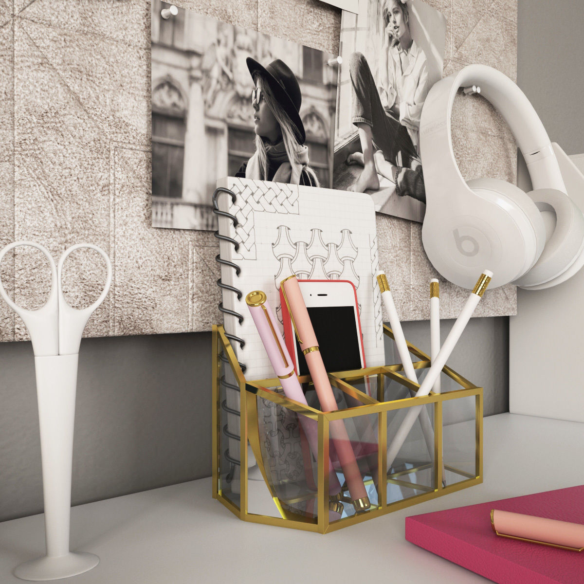 Workplace I Pottery Barn 02 3D model_4