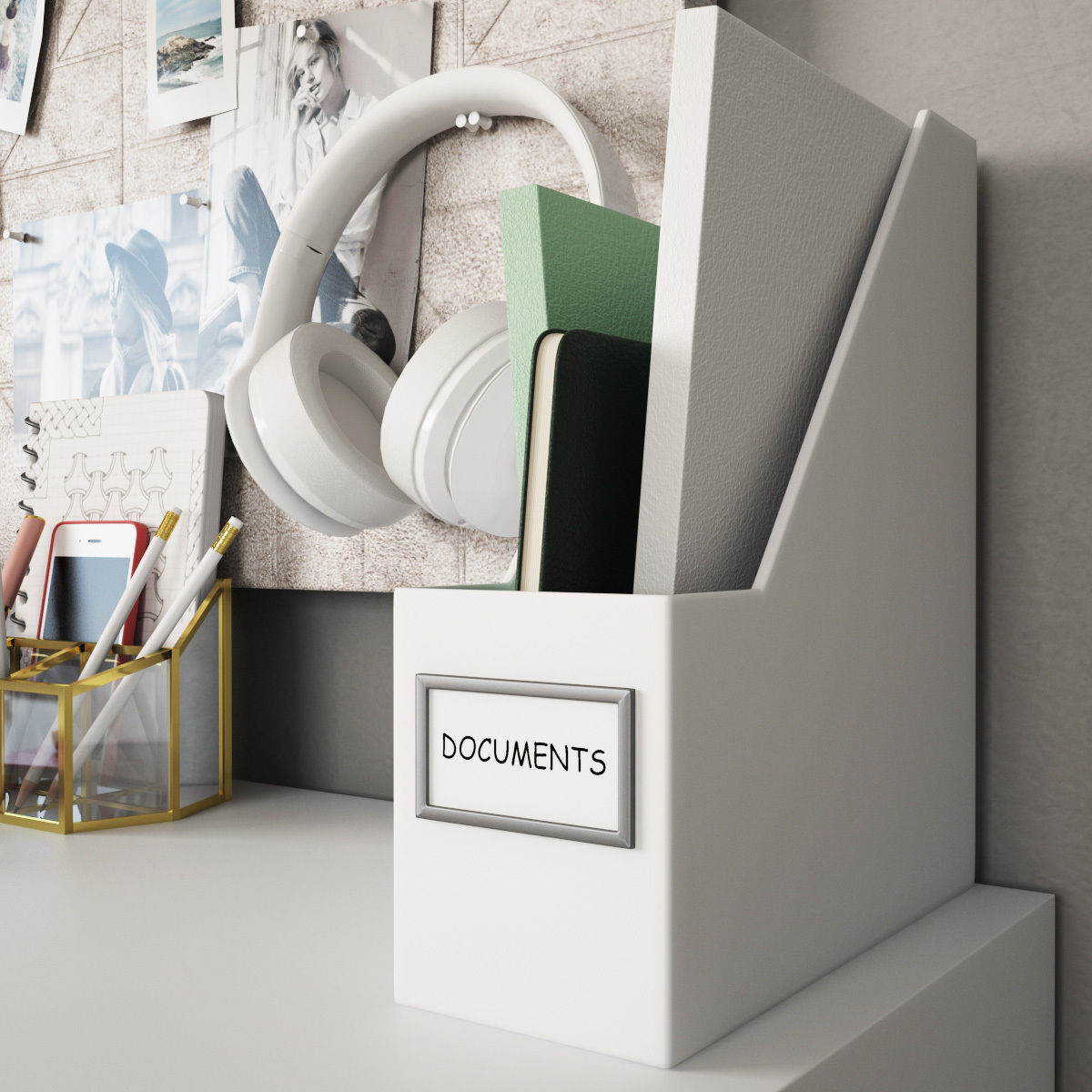 Workplace I Pottery Barn 02 3D model_2