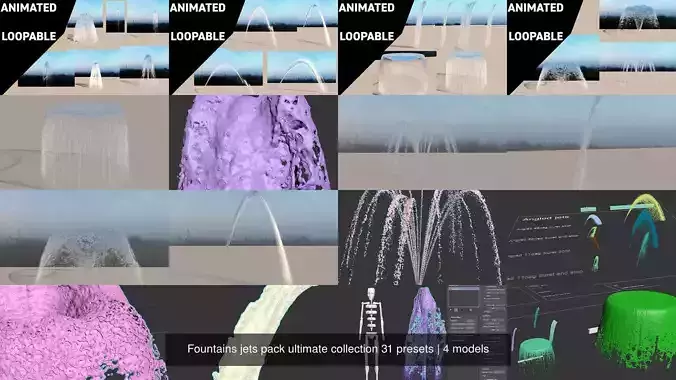 Fountains jets pack ultimate collection 31 presets