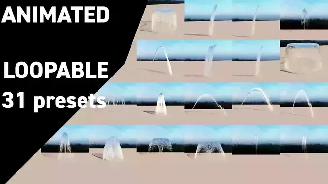 Fountains jets pack ultimate collection 31 presets 
