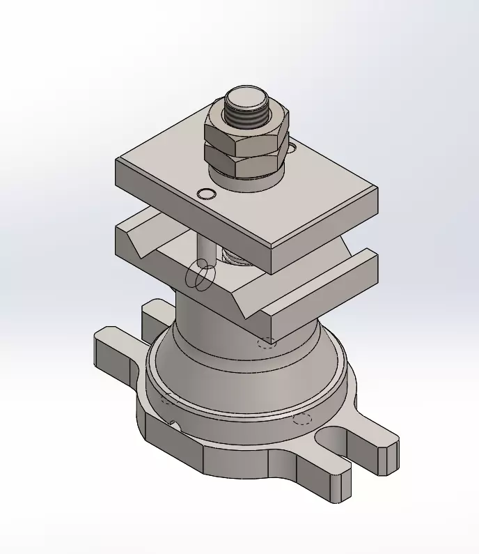 Pneumatic Clamp   3D model_0