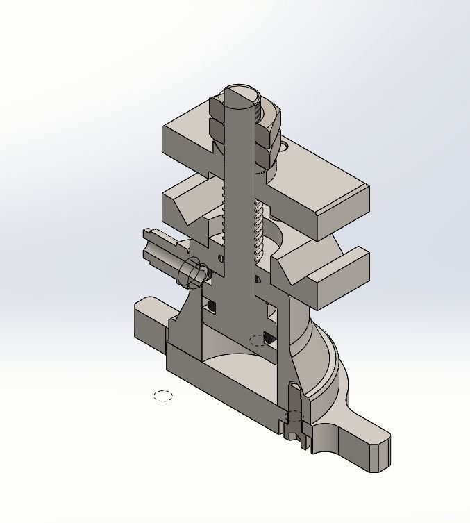 Pneumatic Clamp   3D model_1