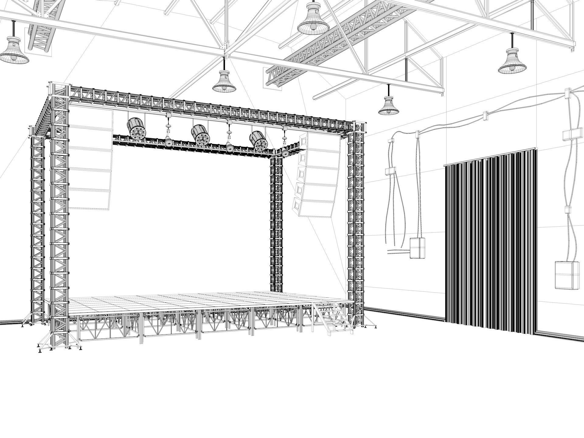 Loft Concert Hall 2 3D model_16