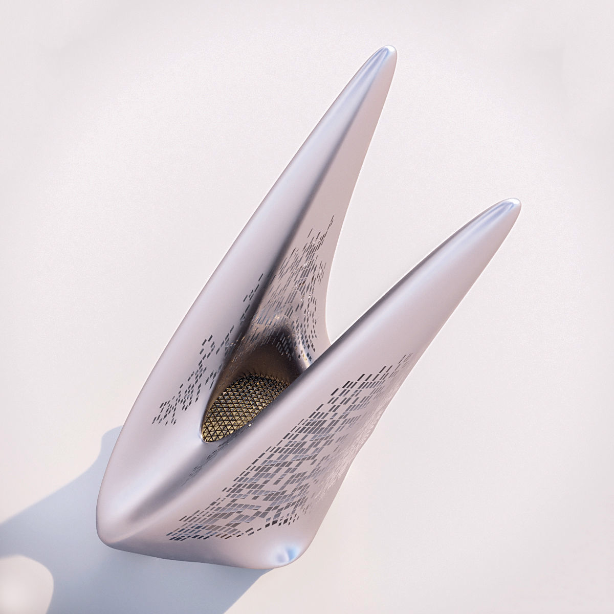 Futuristic building 15 3D model_3