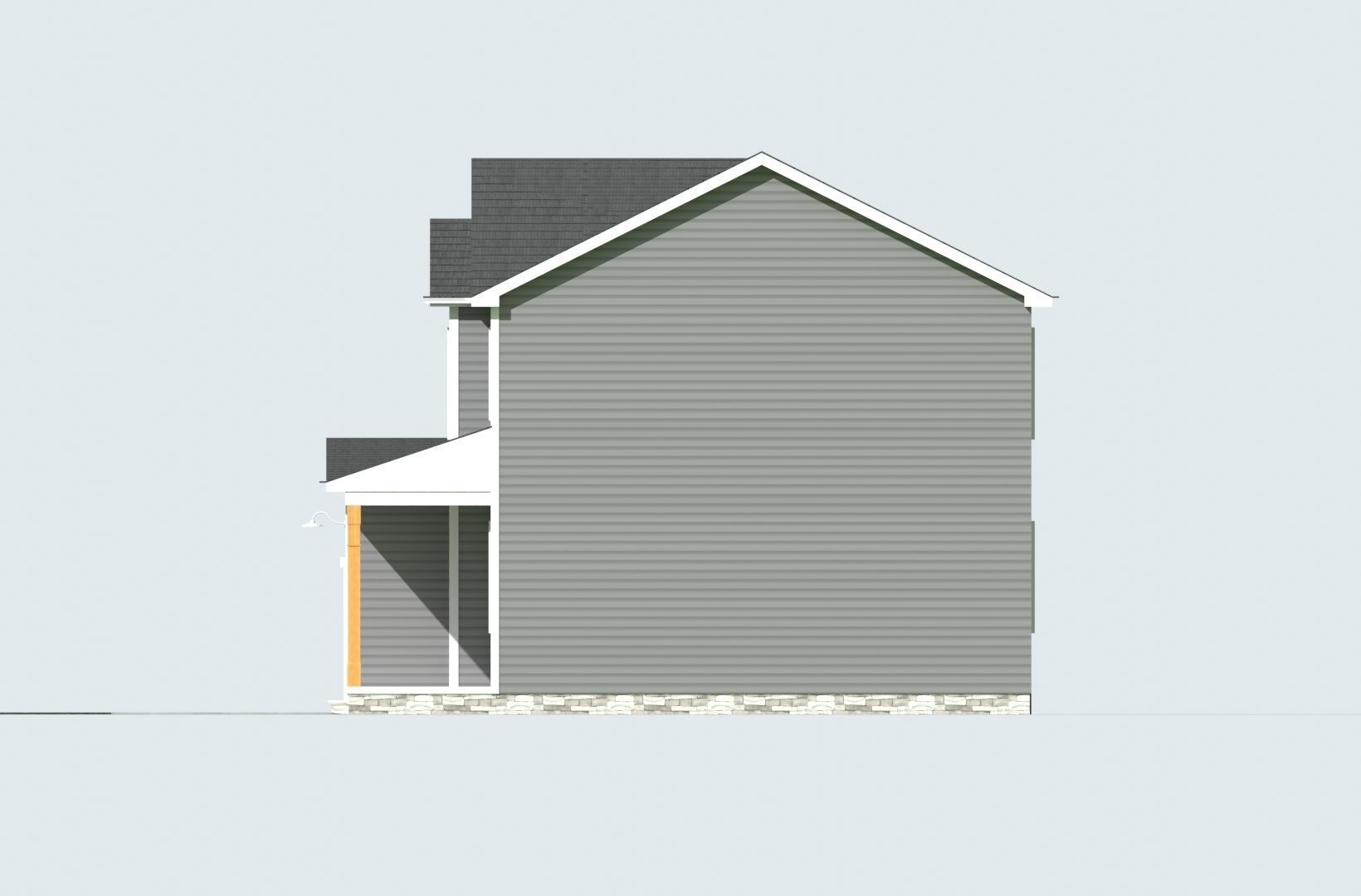 Cape Cod House 9 3D model_6