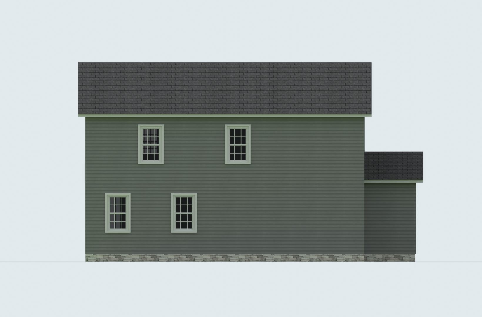 Cape Cod House 9 3D model_7