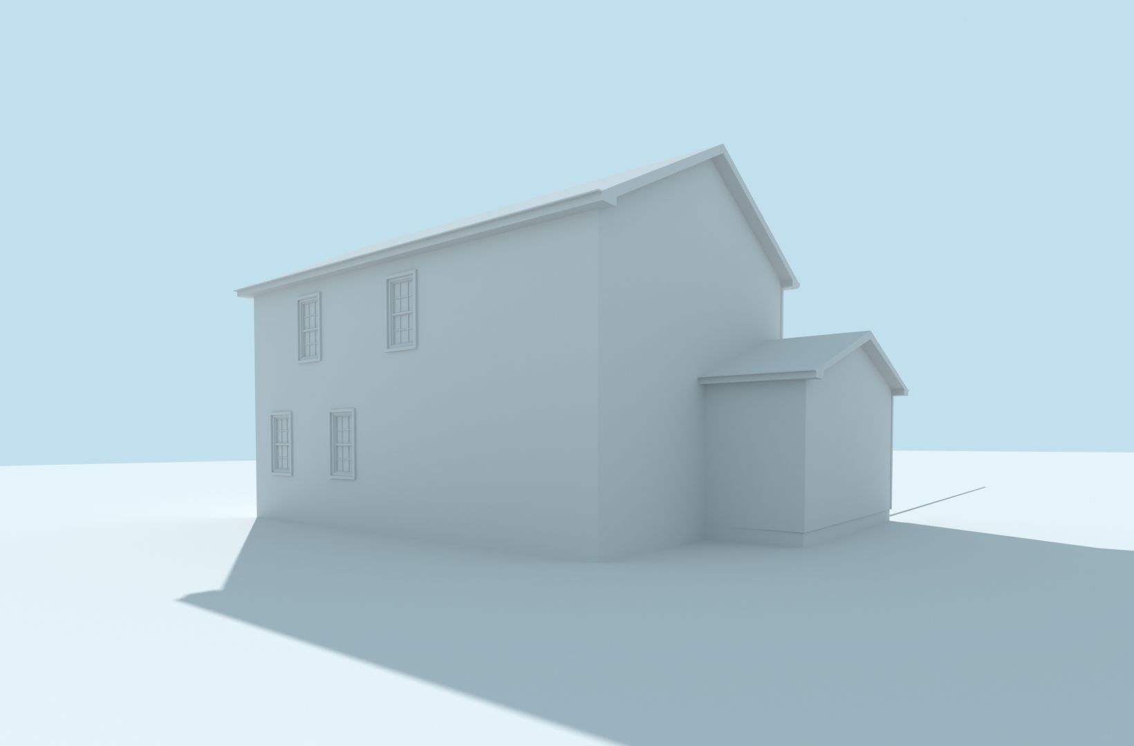 Cape Cod House 9 3D model_9