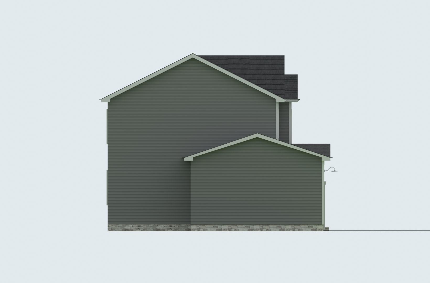 Cape Cod House 9 3D model_5
