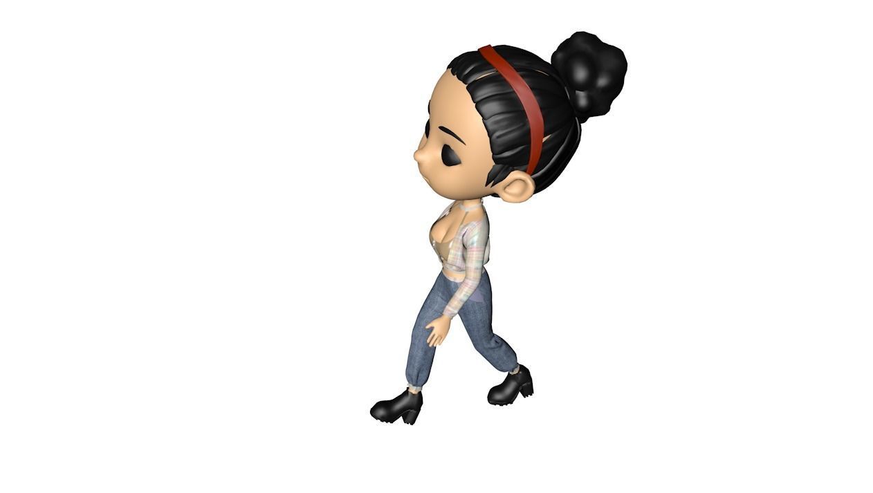 Costume figure s 3D model_10