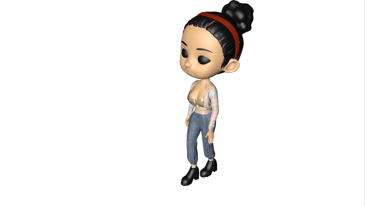 Costume figure s 3D model_15