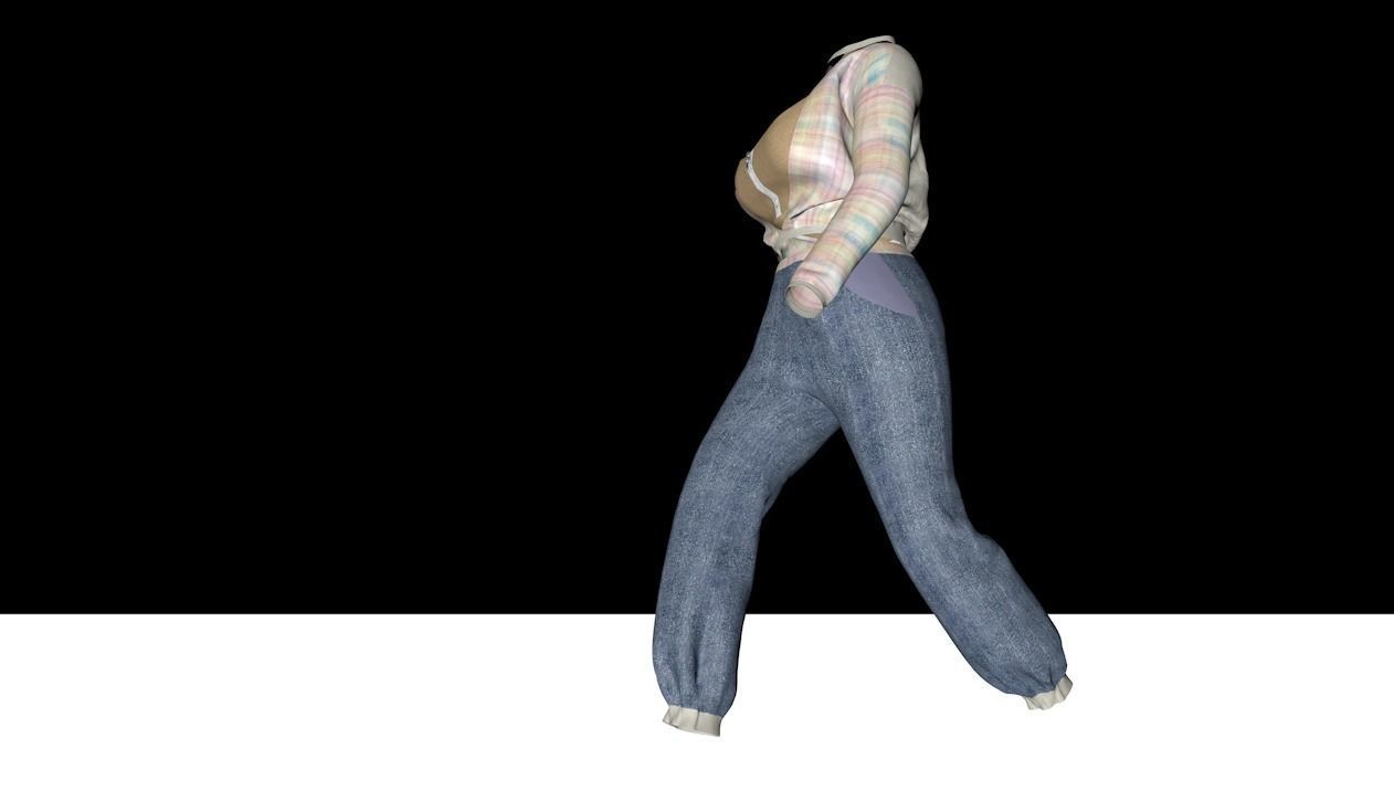 Costume figure s 3D model_4