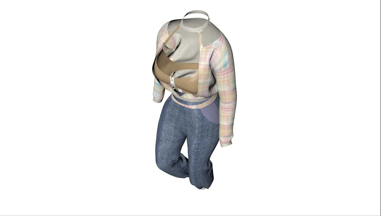 Costume figure s 3D model_18