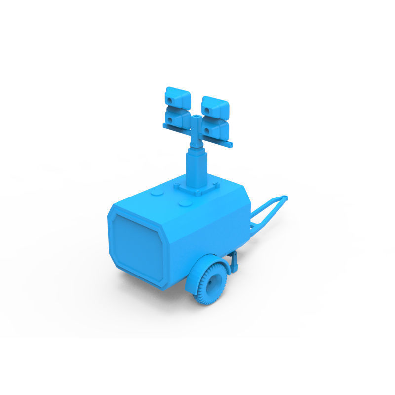 Flood Light Trailer 3D print model_6