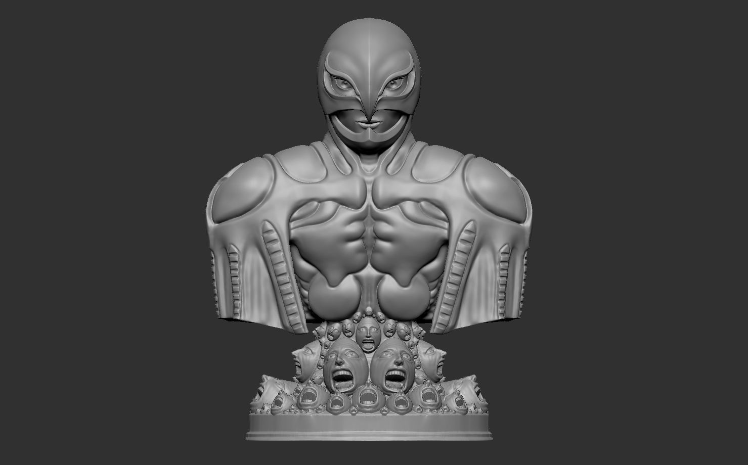 Bust of Femto from the Berserk masterpiece 3D print model_8