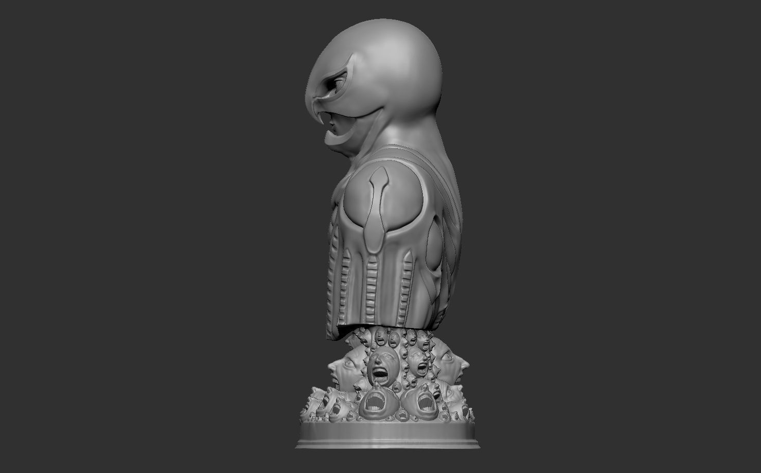 Bust of Femto from the Berserk masterpiece 3D print model_9