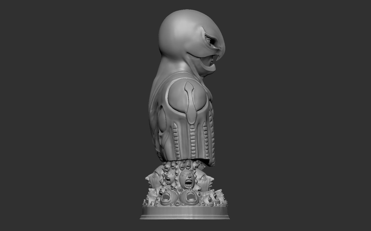 Bust of Femto from the Berserk masterpiece 3D print model_11