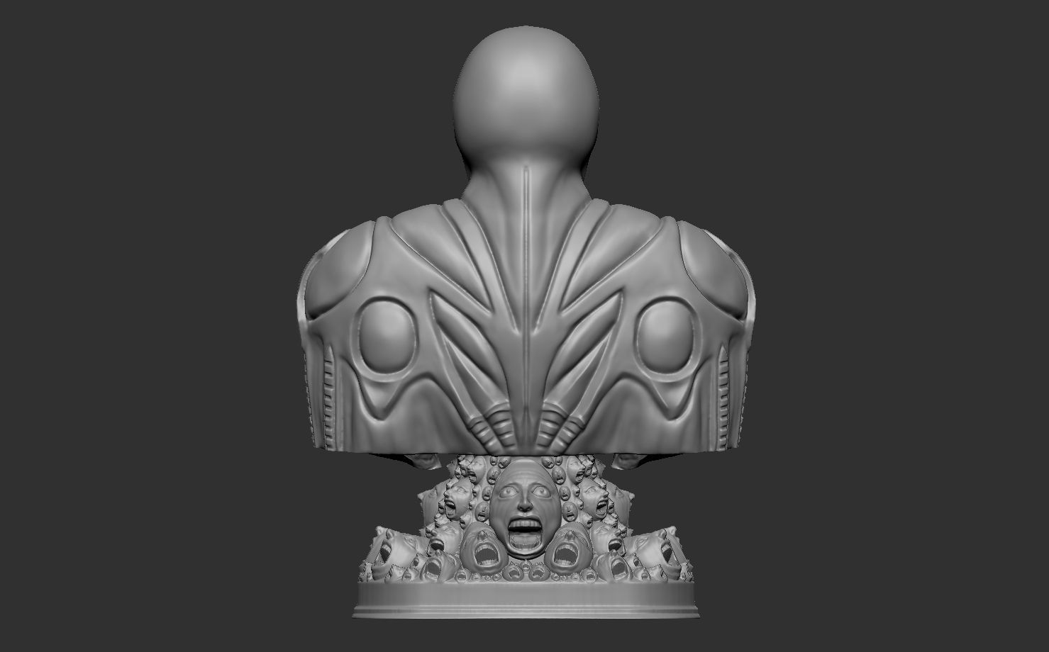 Bust of Femto from the Berserk masterpiece 3D print model_10