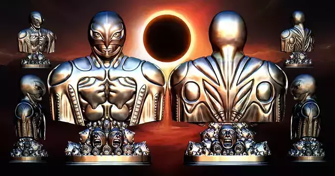  Bust of Femto from the Berserk masterpiece