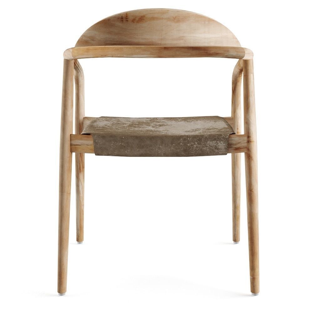 Nina Chair Scandinavian style 3D model_3