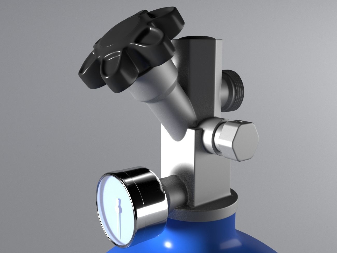 nitrous oxide system 3D model_1