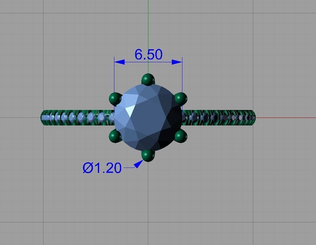  Engagement Ring 3D print model 3D print model_9