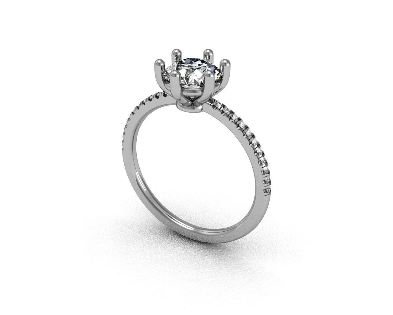  Engagement Ring 3D print model 3D print model_1