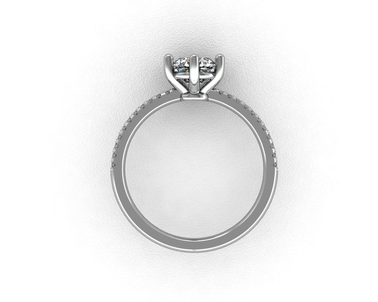  Engagement Ring 3D print model 3D print model_3