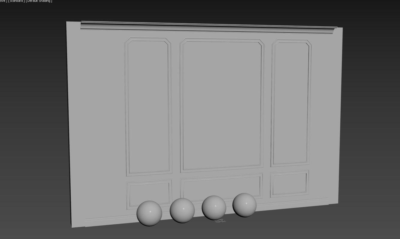 Decorative plaster and molding 4 colors Texture_6