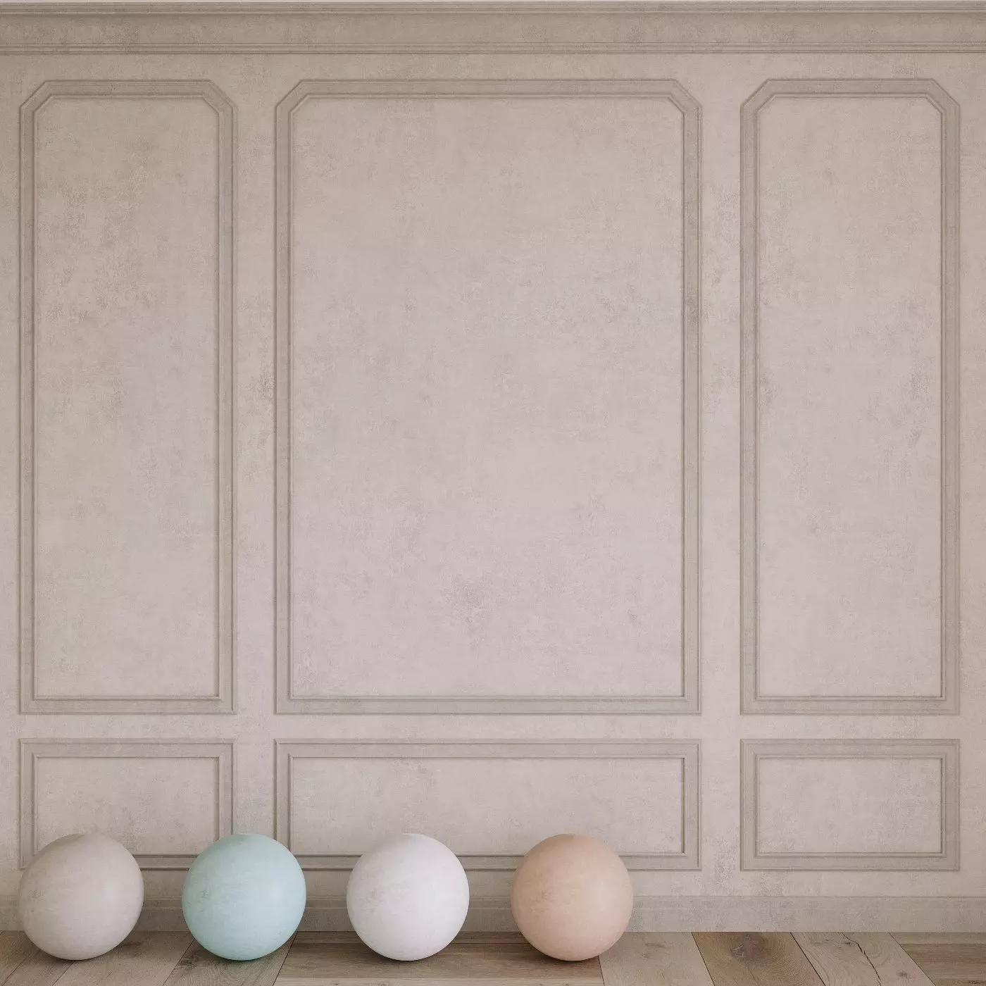 Decorative plaster and molding 4 colors Texture_0