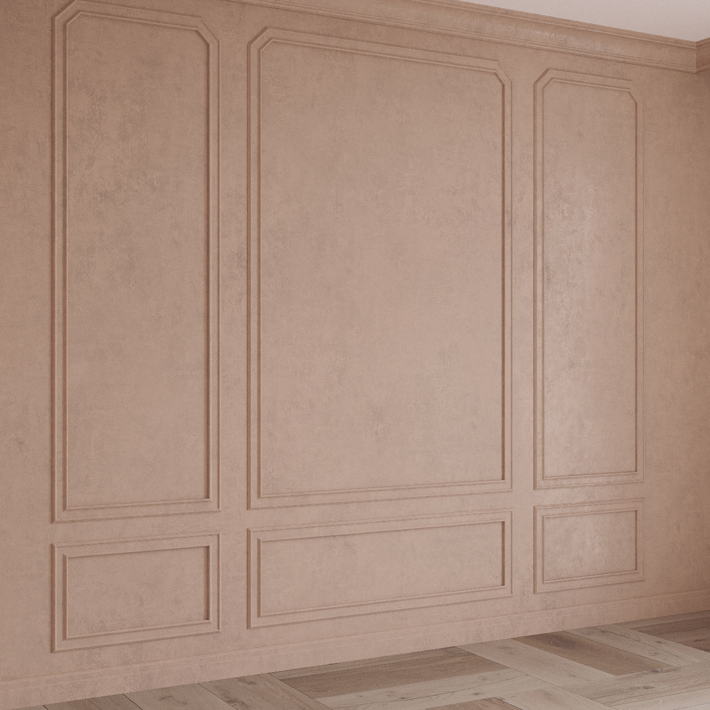 Decorative plaster and molding 4 colors Texture_4