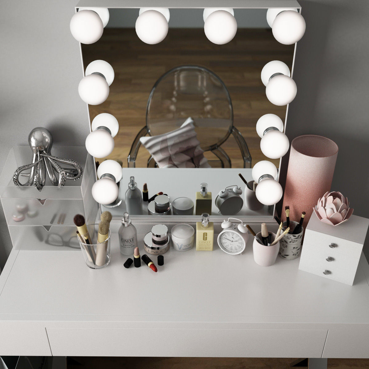 Dressing table 01 3D model_3
