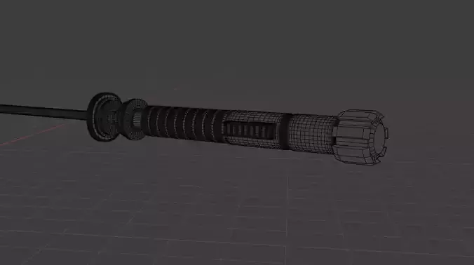 High Poly star wars force awakens lightsaber