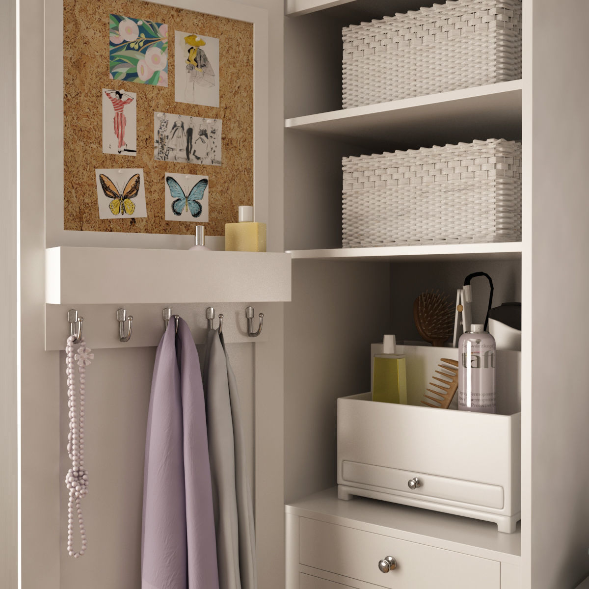 Dressing table 02 3D model_4