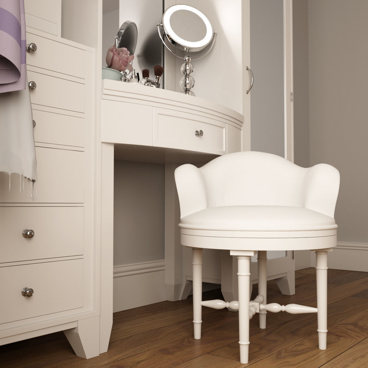 Dressing table 02 3D model_3