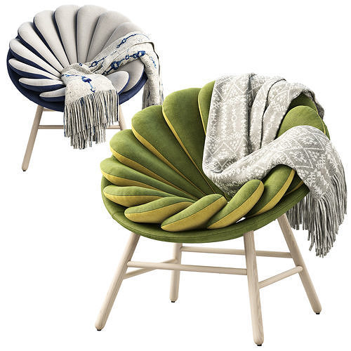 Quetzal Fauteuil Marc Venot 2 options 3D model