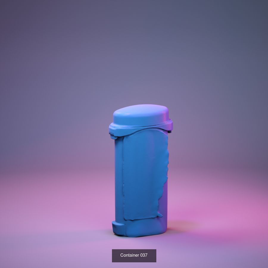 50 Plastic and Glass Containers 3D Model Collection_32